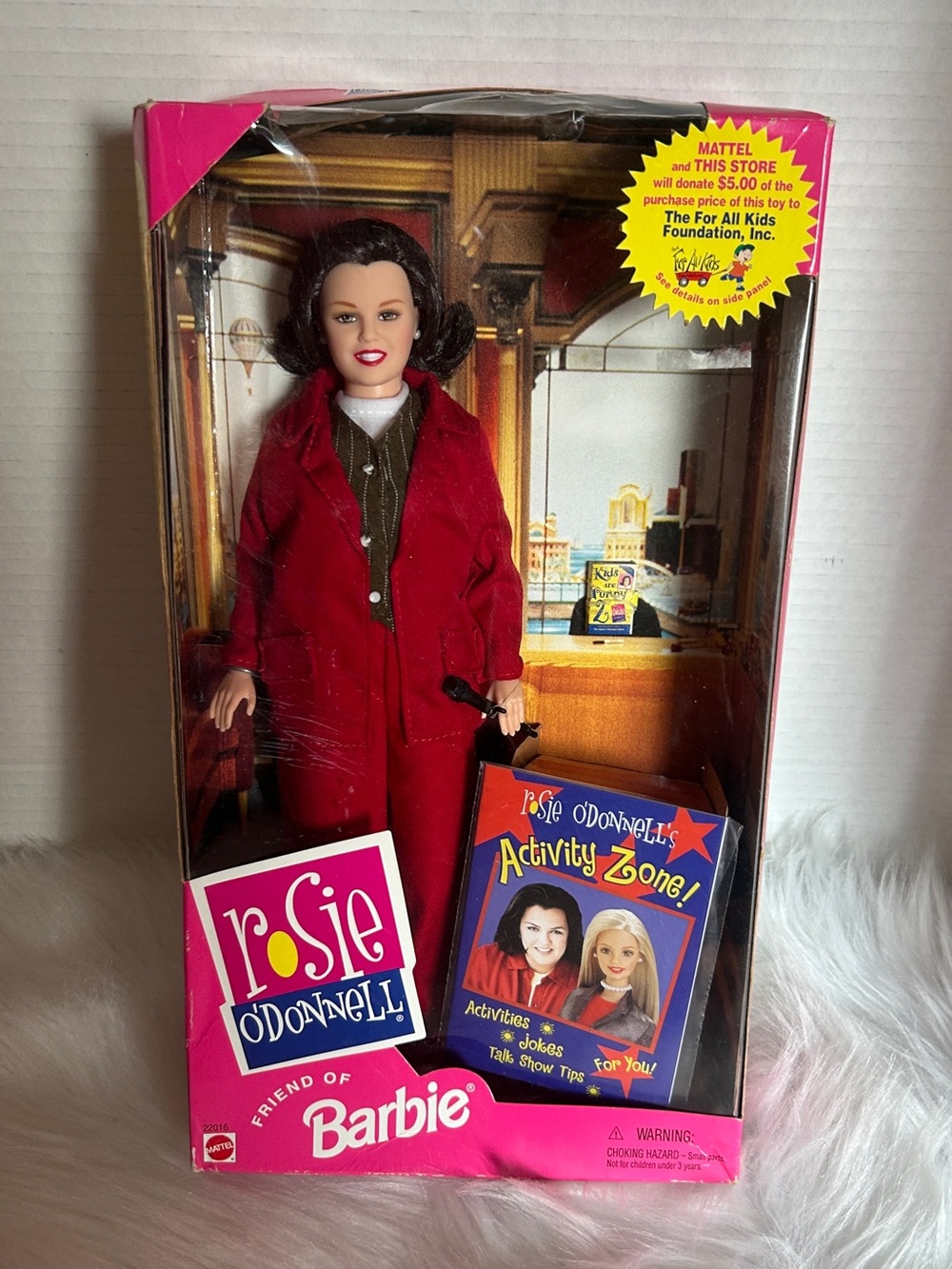 Mattel Rosie O'Donnell Doll in Red Jacket and Pants